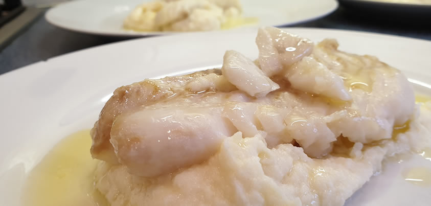 Cod with Celeriac Puree and Seasoned Brown Butter