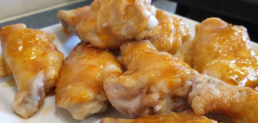 Maple Glazed Buffalo Wings