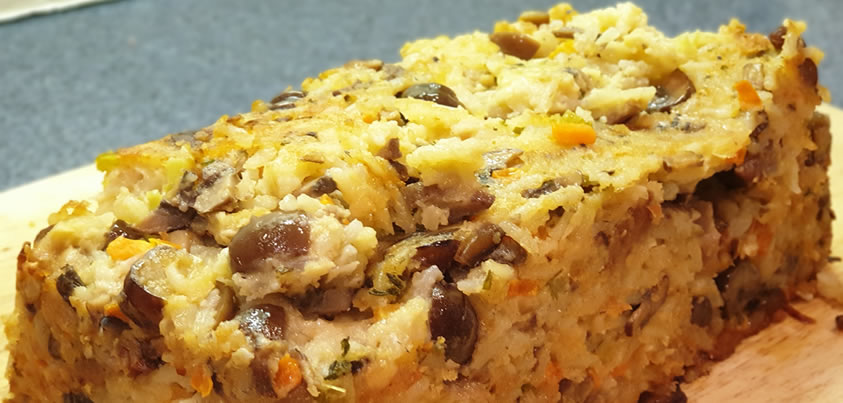 Mushroom and Cranberry Nut Roast